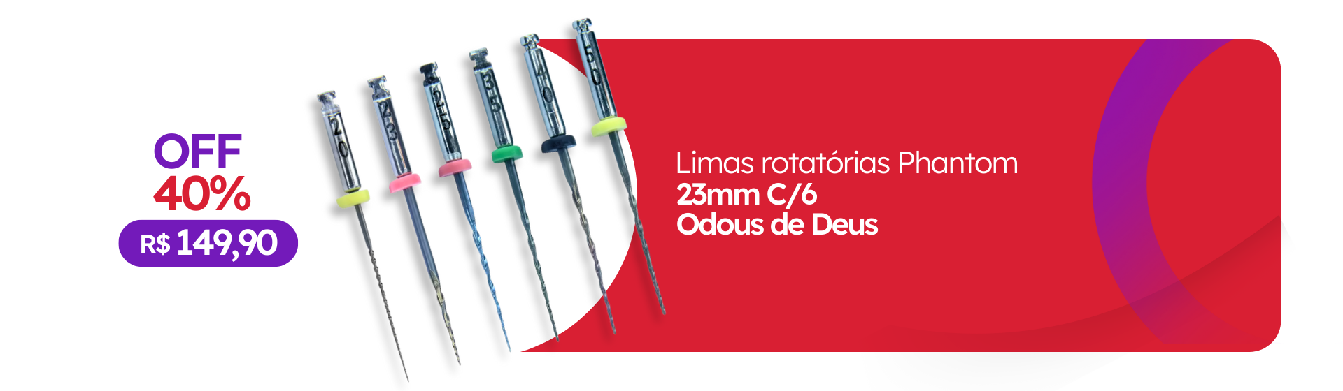 Limas rotatórias Phantom 