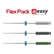 Condensador de guta-percha NiTi Flex Pack sortido 25mm c/3